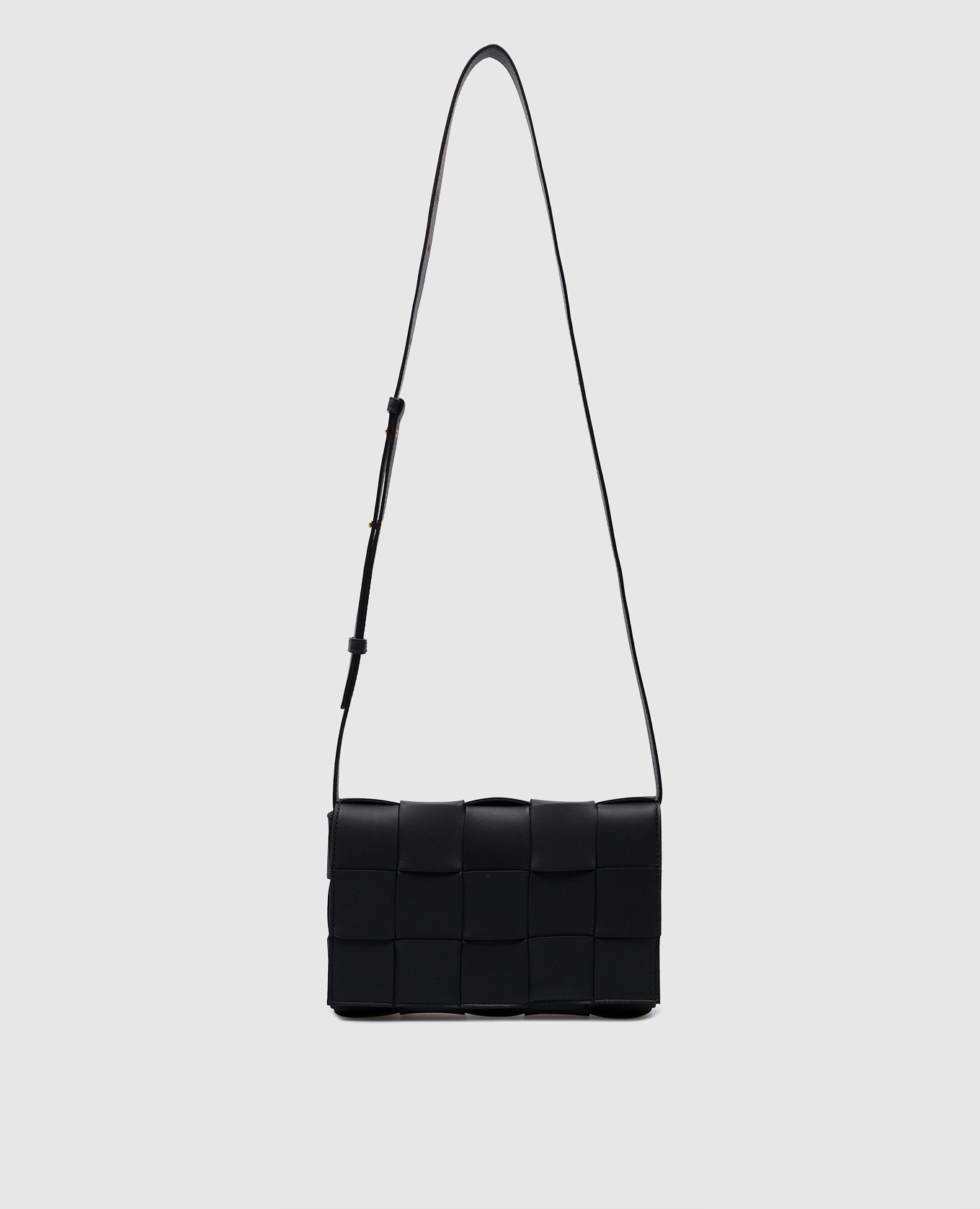 

Cassette black leather bag with Intrecciatio weaving Bottega Veneta