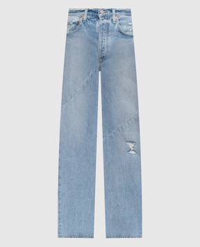 CITIZENS OF HUMANITY Ayla blue jeans with logo patch 21903011