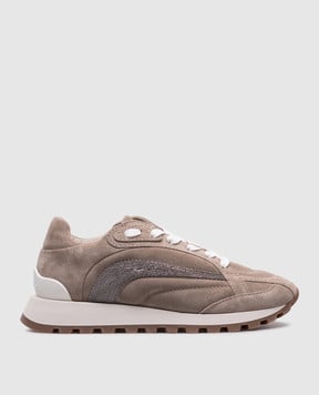 Brunello Cucinelli Sneakers for women (grey color_ | Shop at