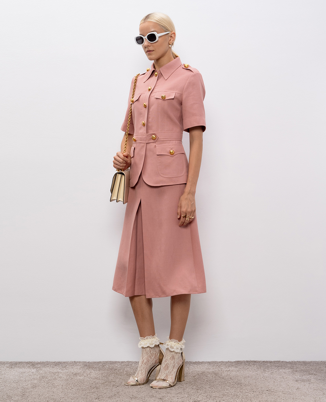 Pink skirt-shorts Valentino 2