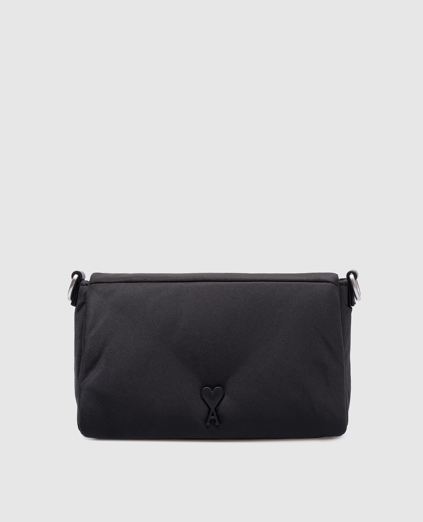 

Black bag with Ami de Coeur logo Ami Paris