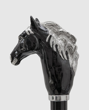Pasotti Silver horn with a handle in the shape of a horse's head PFPEXXK45