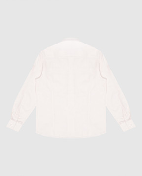 Stefano Ricci Children's white shirt with logo monogram embroidery YAC6400010LJ1609