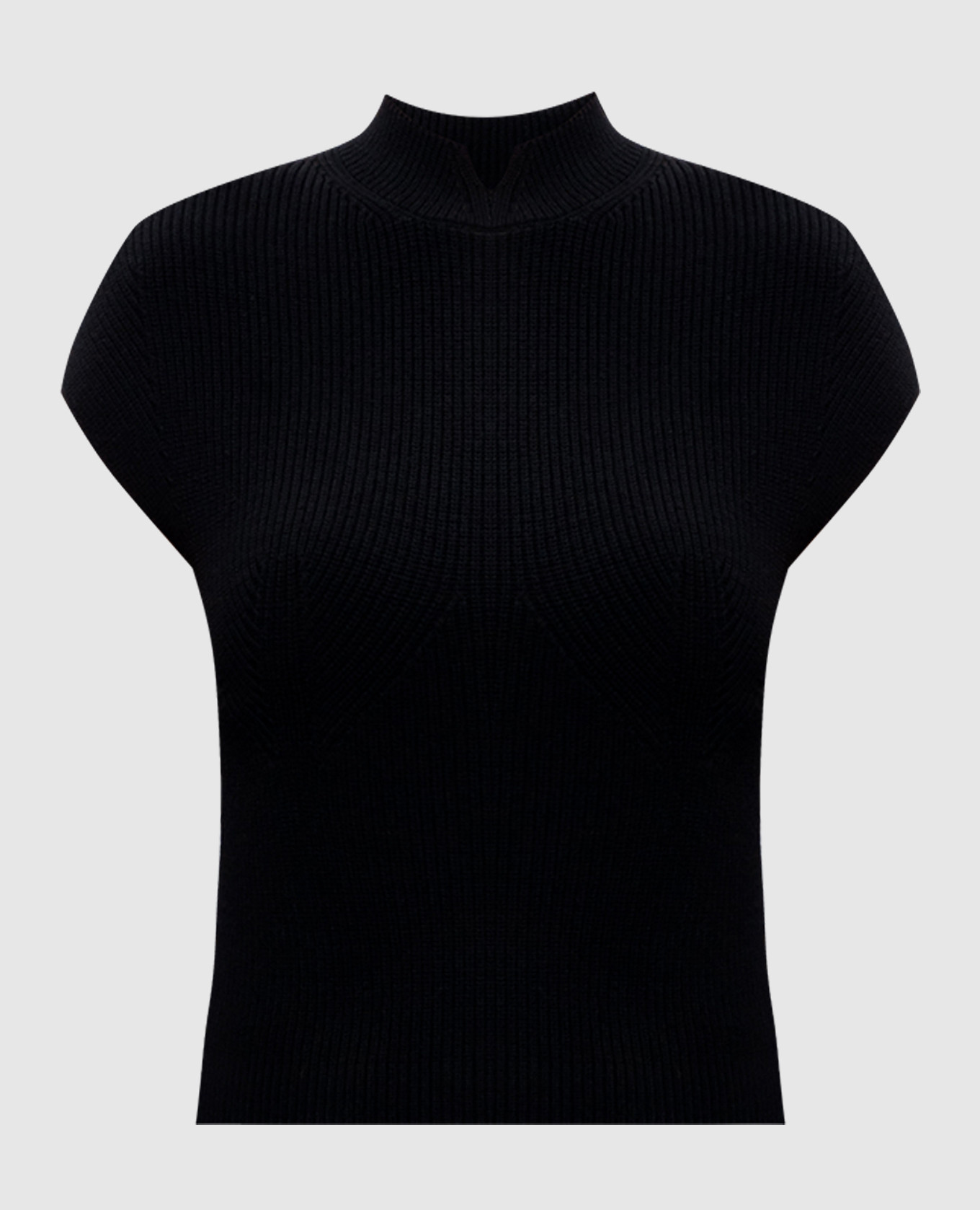 

Black top with metallic Oval T logo Twinset