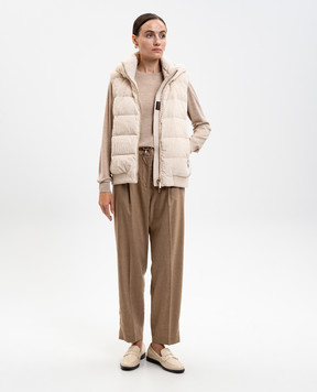 MooRER Beige wool jumper NILUFAR NILUFARW18