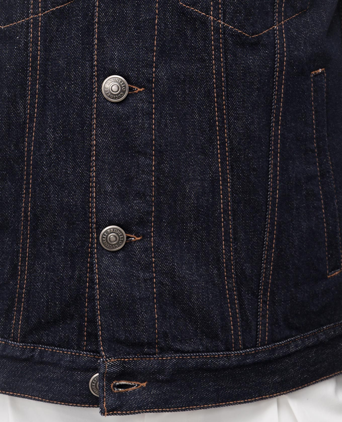 

Blue denim jacket Brunello Cucinelli