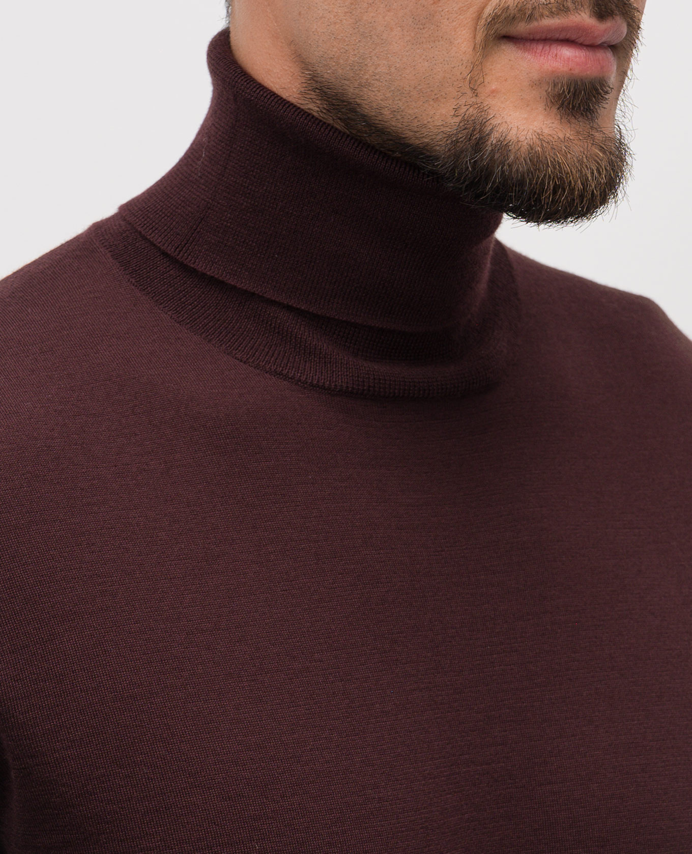 Burgundy cashmere turtleneck Dolce&Gabbana 5