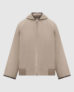 Bottega Veneta Beige wool and cashmere jacket 834986V3OO0