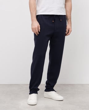 Brunello Cucinelli Blue joggers MW8633315G