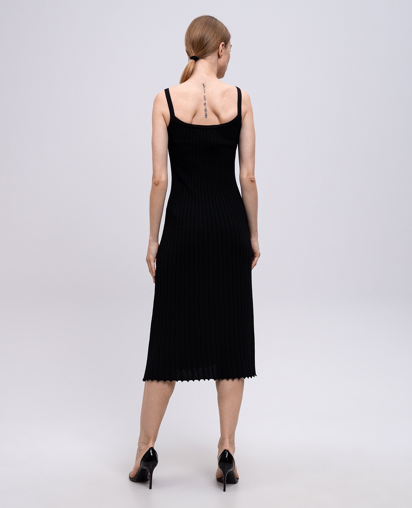 

FARETRA black ribbed dress Max Mara