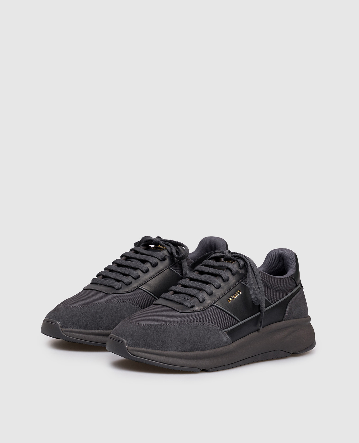 

Grey Genesis Neo Runner combo sneakers Axel Arigato