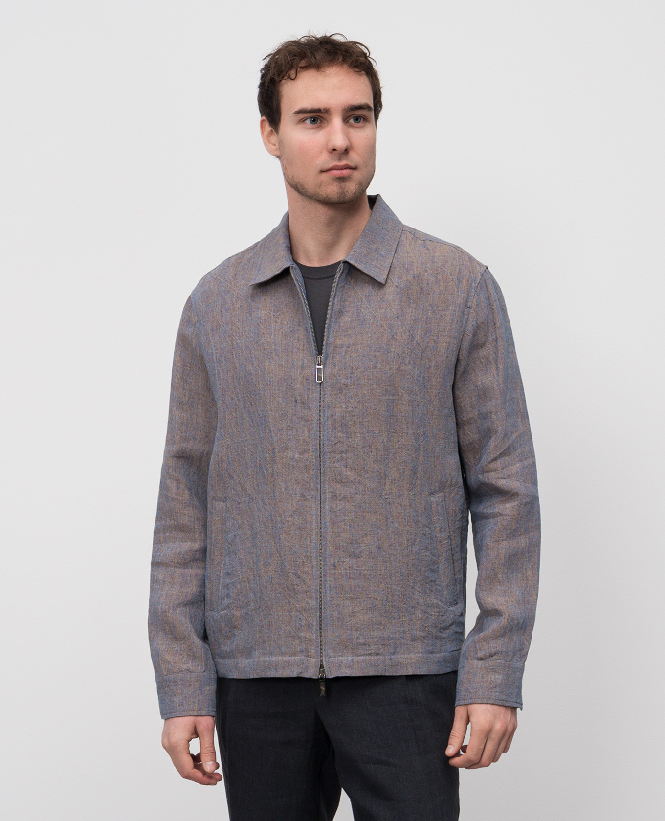

Linen jacket CAPOBIANCO, White