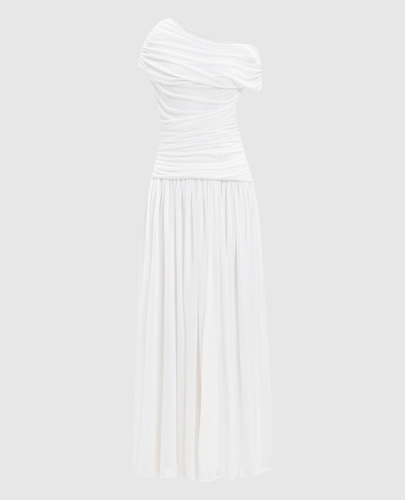 Rhiannon White One Shoulder Midi Dress Simkhai