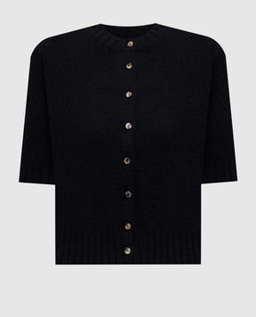 Khaite Nora black cashmere cardigan 9608615