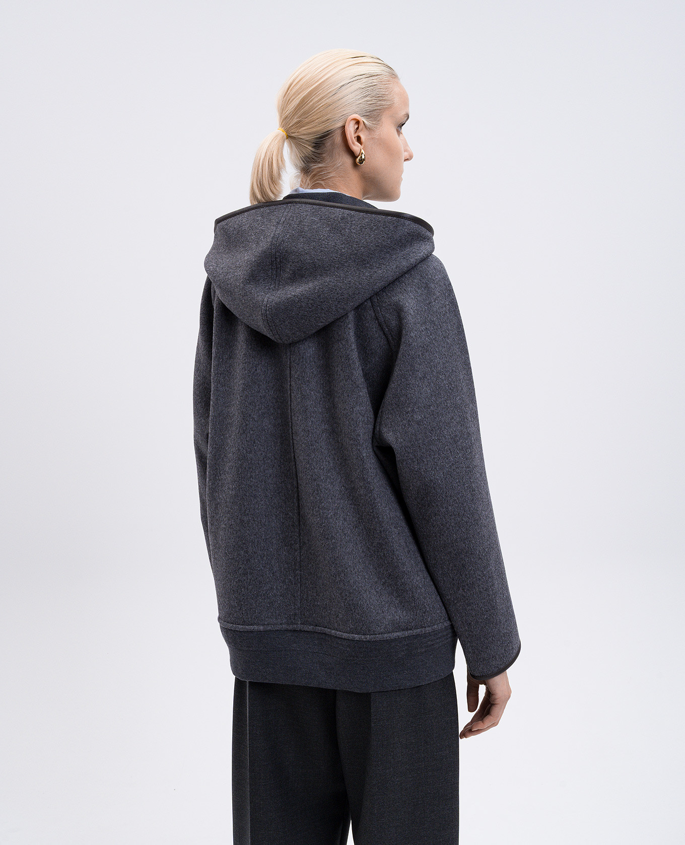 

Gray wool jacket Bottega Veneta, Grey