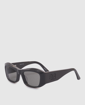 Balenciaga Grey sunglasses with crystals 812642T0041