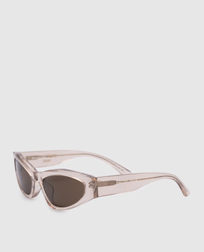 Balenciaga Beige Cat Sunglasses 812858T0039