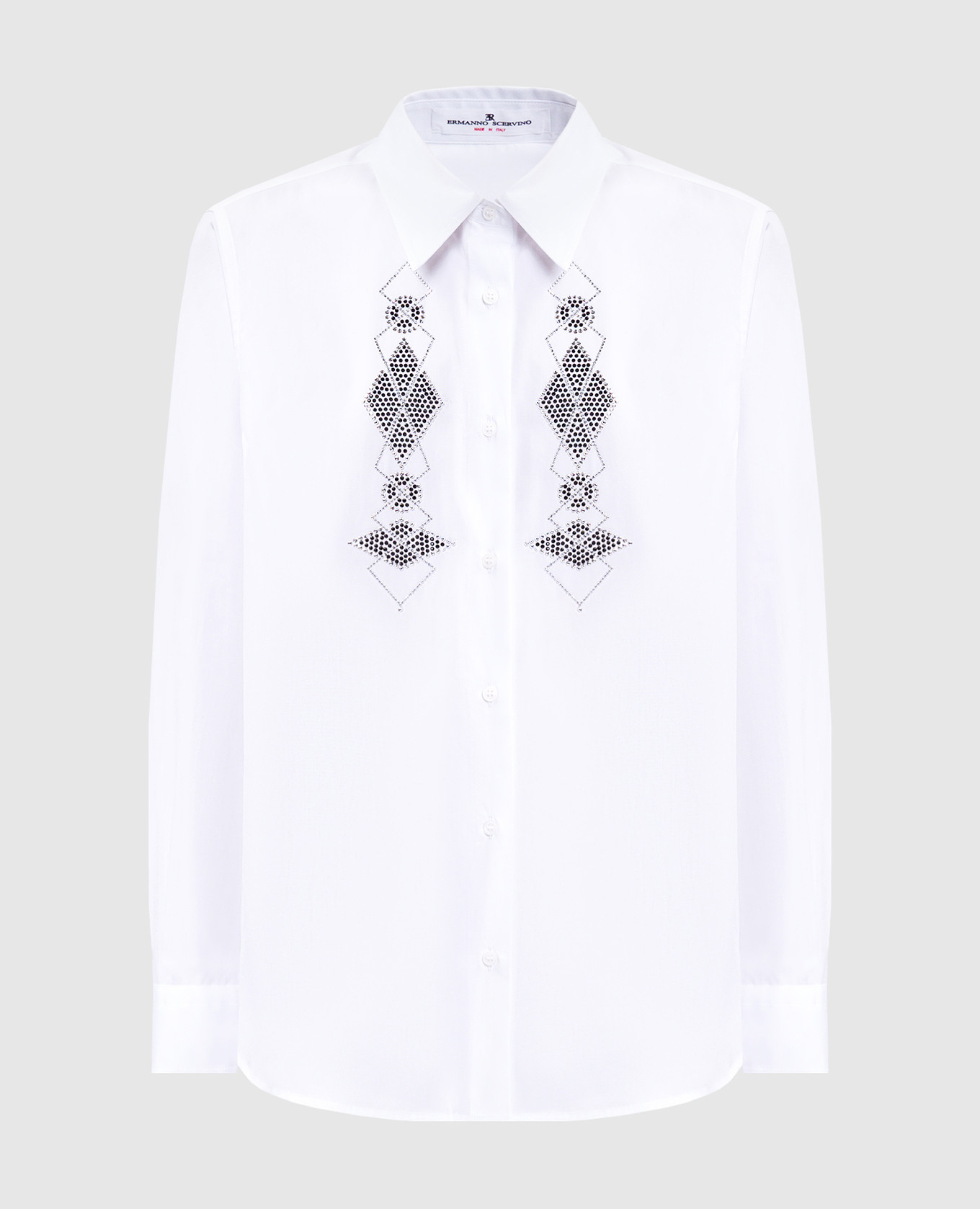 White shirt with crystals Ermanno Scervino