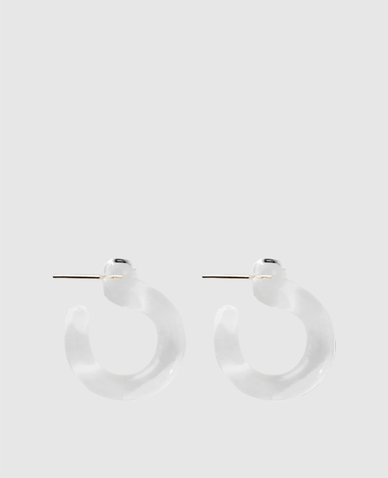 

Clear Congo earrings with 14k gold ANNIKA INEZ, Transparent