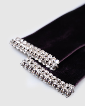 Shindo Purple belt with crystals O2750