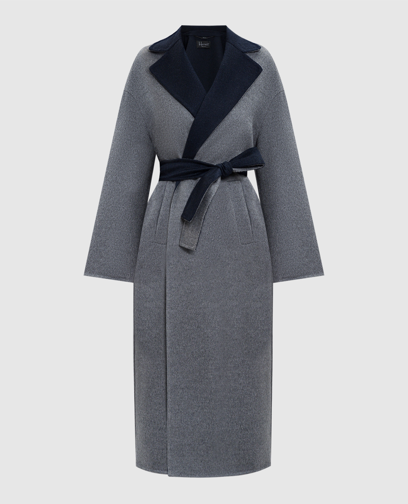 

Gray wool coat with a smell Heresis, Grey