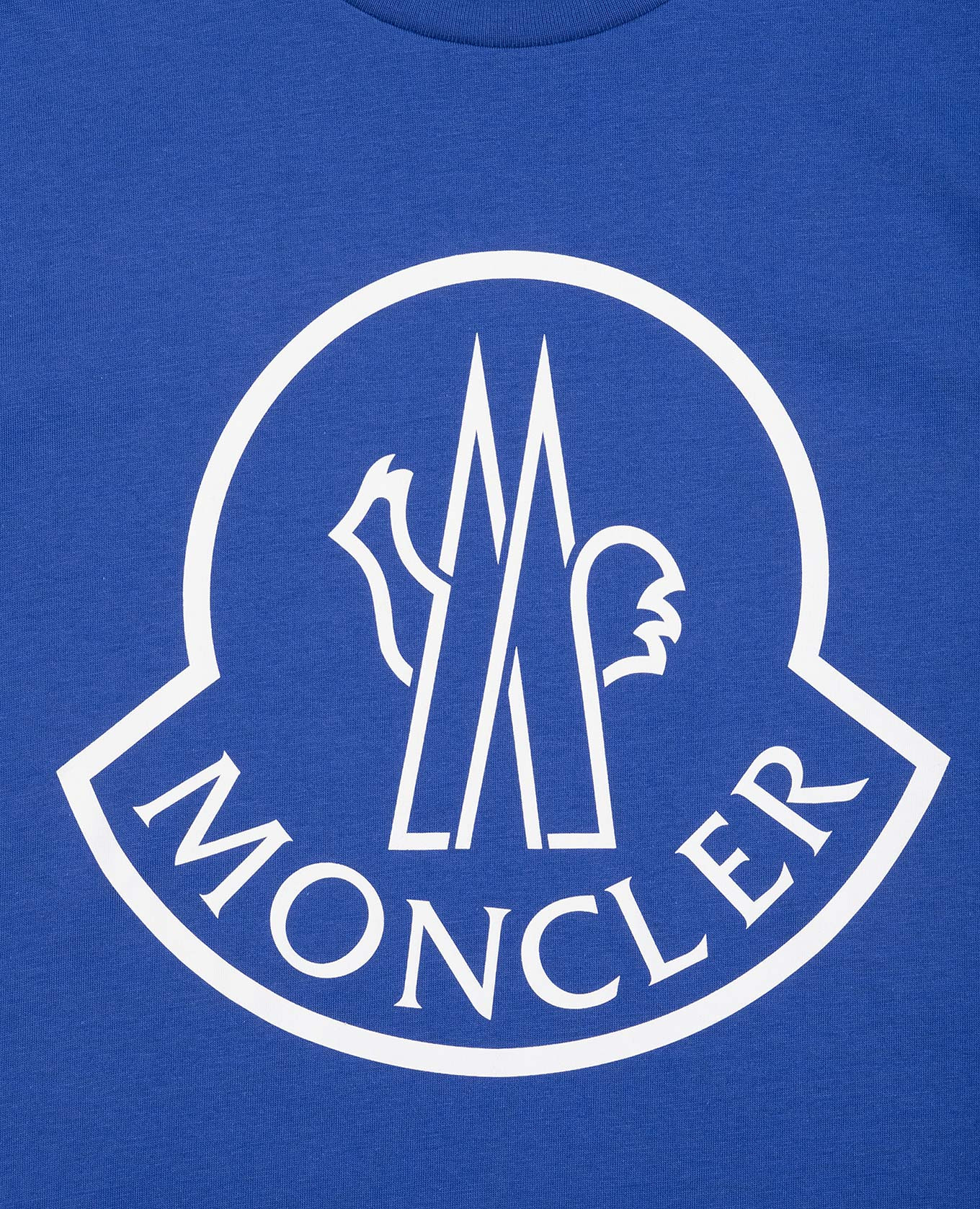 

Children's blue t-shirt with logo print Moncler ENFANT