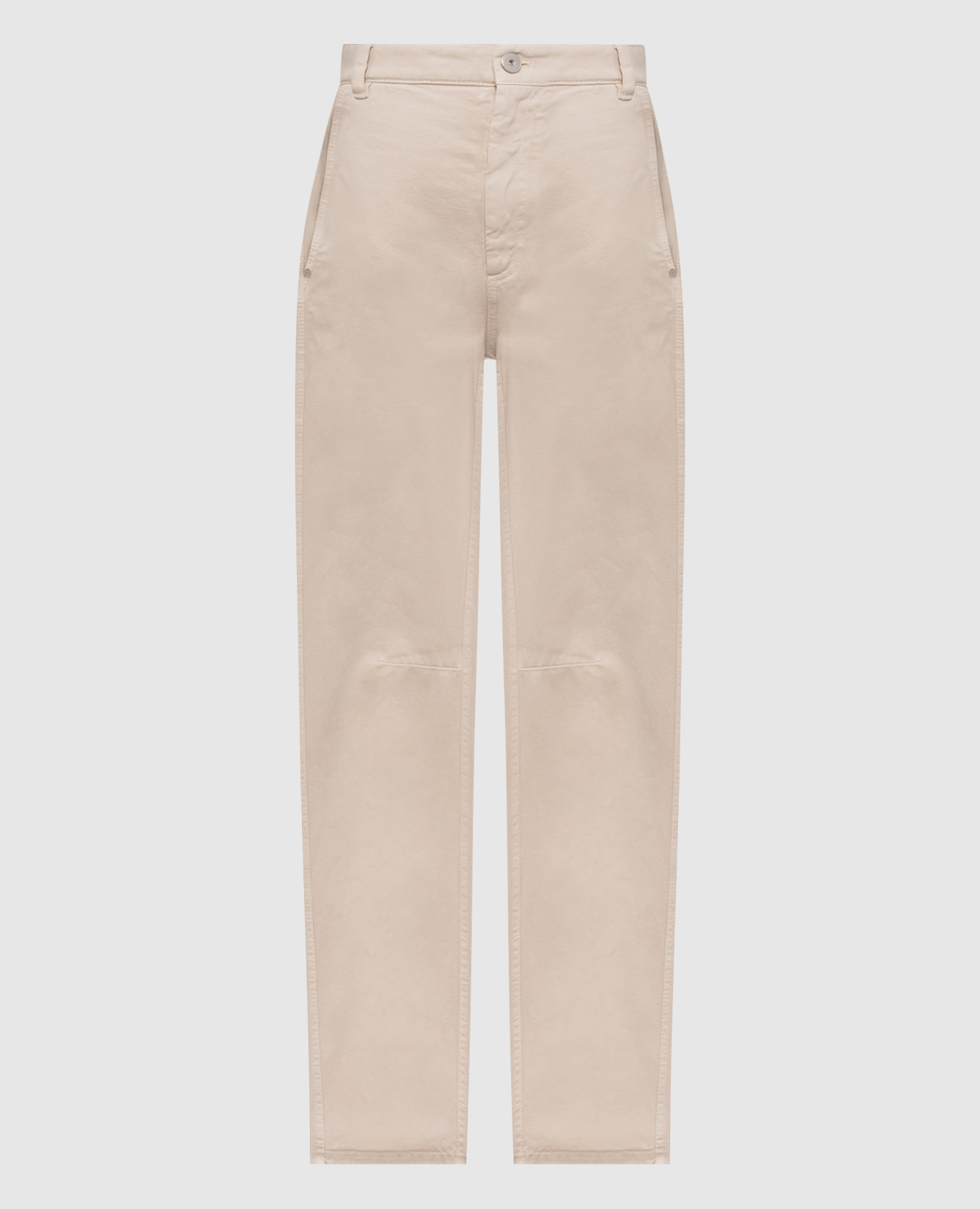 

Beige jeans with a monil chain Brunello Cucinelli