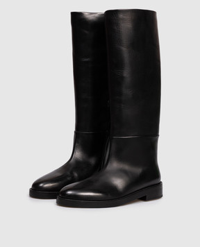 Marsell Black leather boots MW8761P012