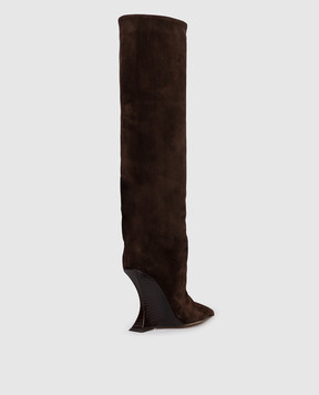 Paris Texas Nina brown suede boots PX1500XV0LI