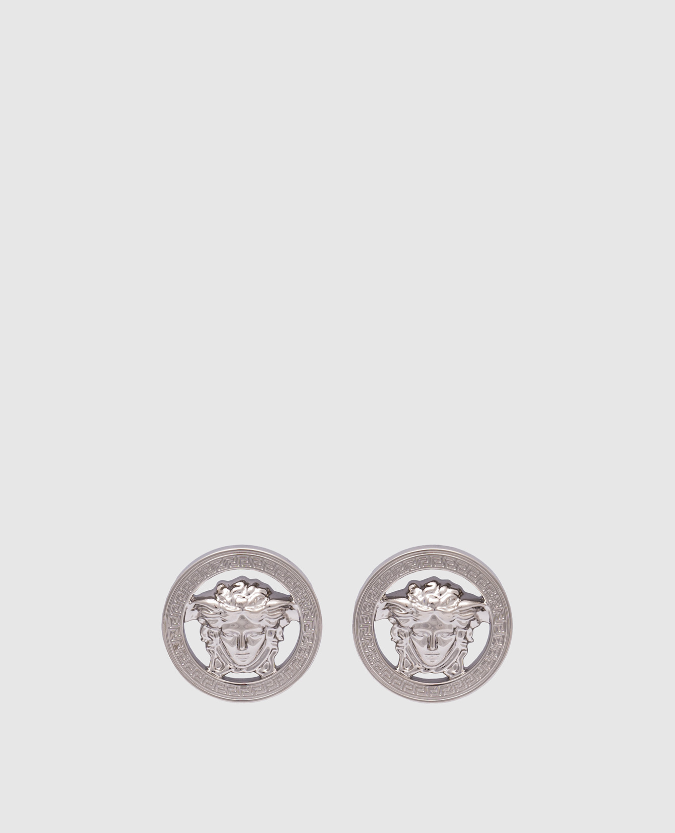 

Silver Medusa Head earrings Versace