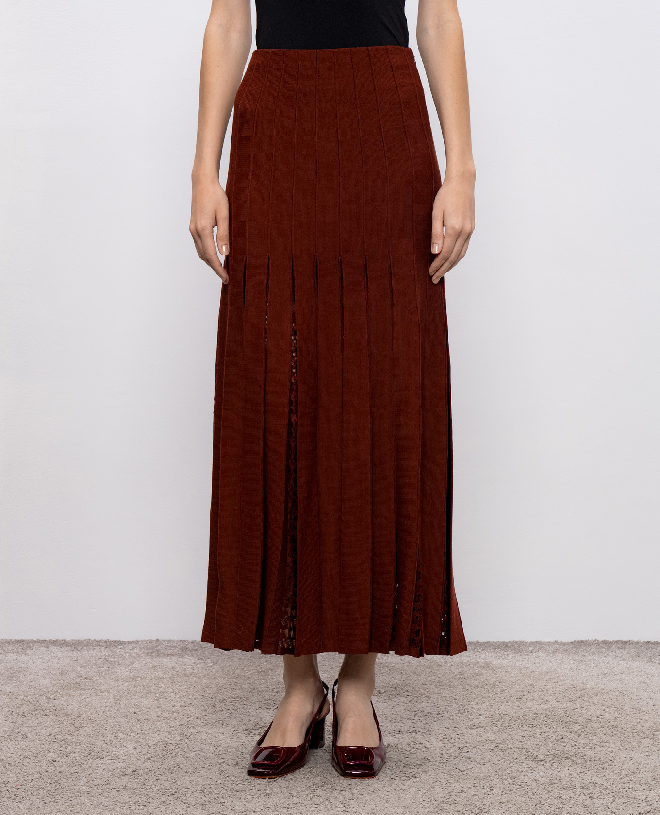 

Brown Debutante Wool Skirt Gabriela Hearst