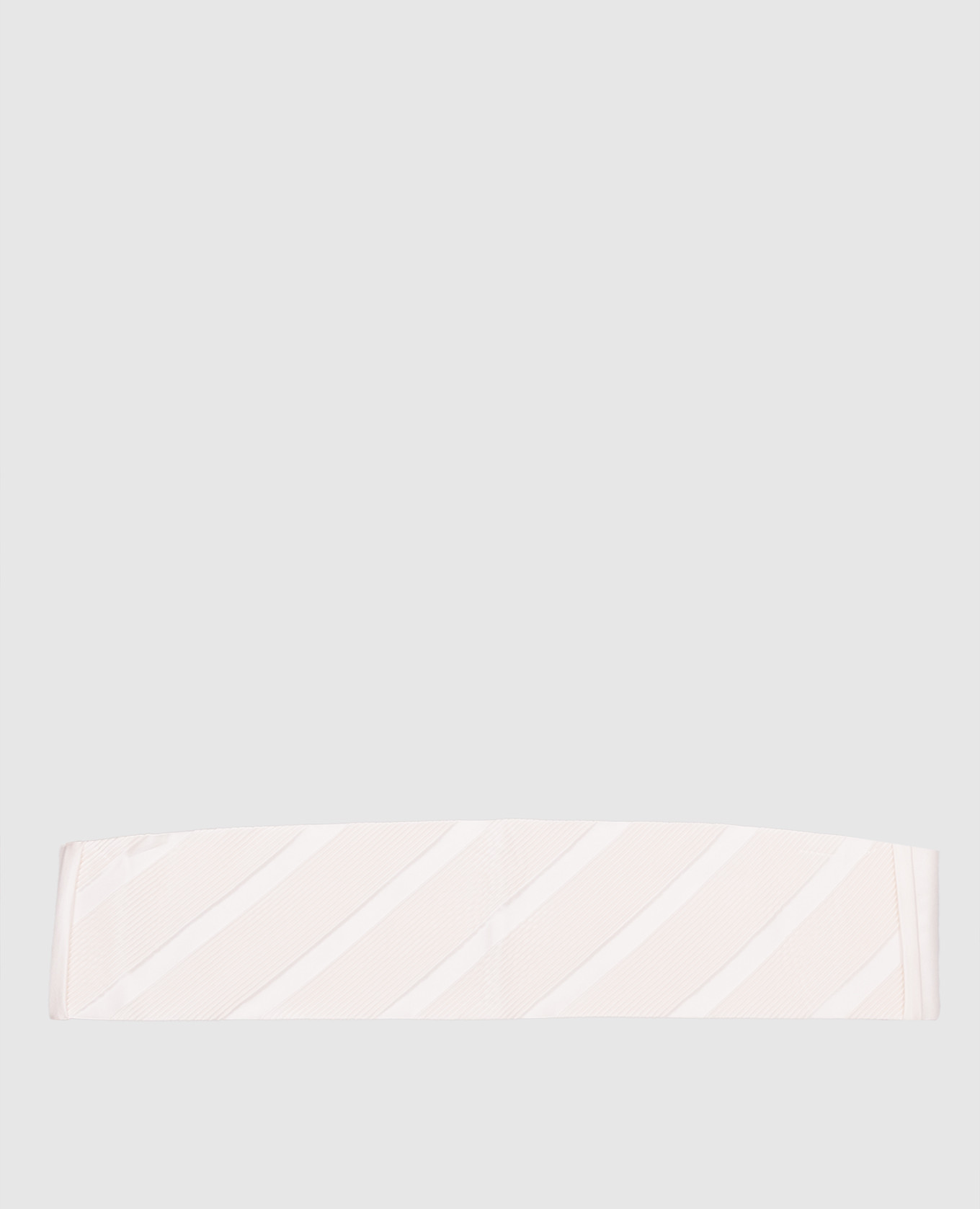 

Beige silk cummerbund Stefano Ricci