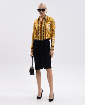 Versace Printed silk blouse 10013601A15215