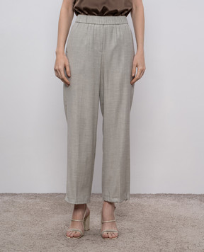 Peserico Gray pants with wool A0498906461