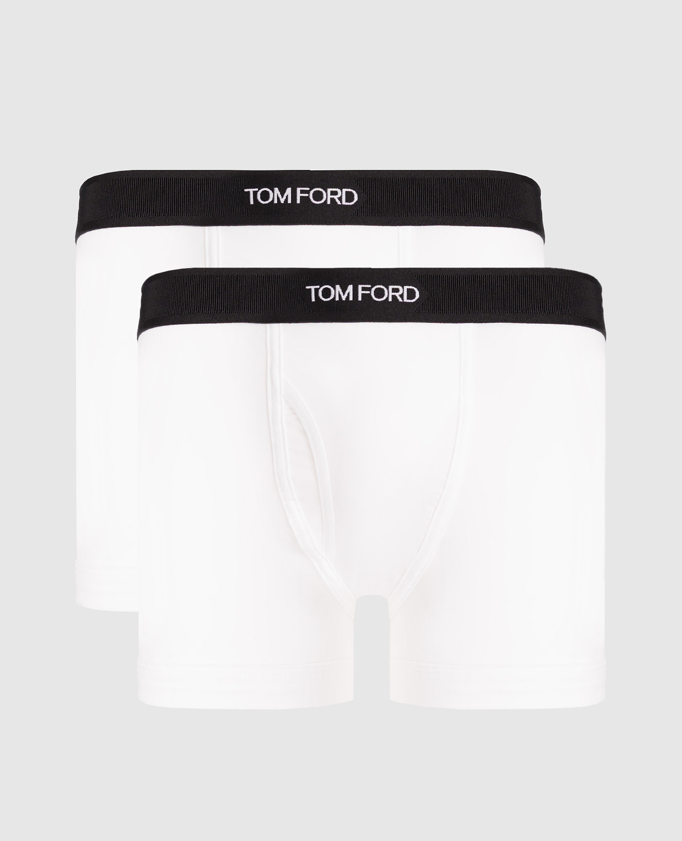 Set of white boxer briefs with logo Tom Ford
