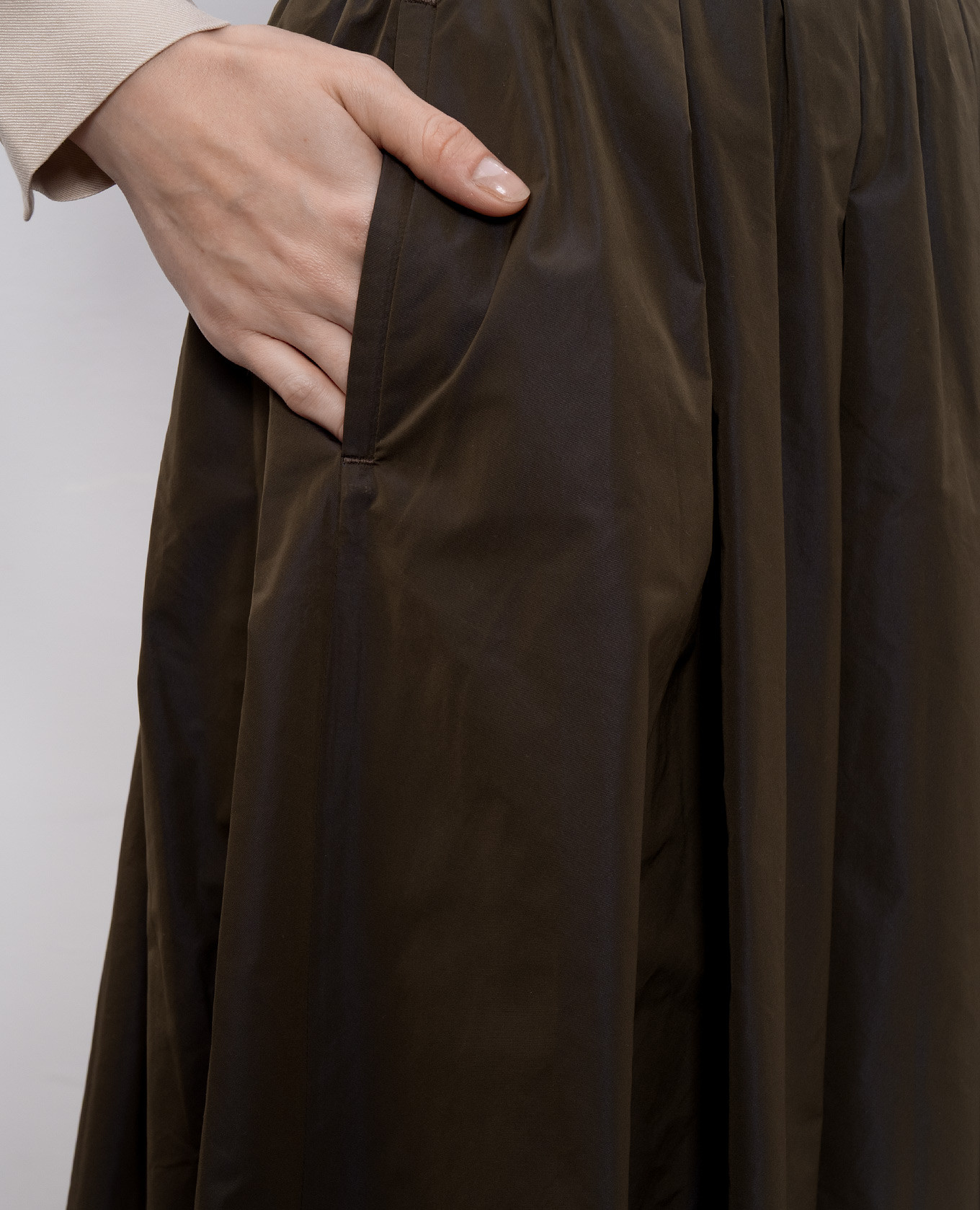 Khaki skirt Peserico 5