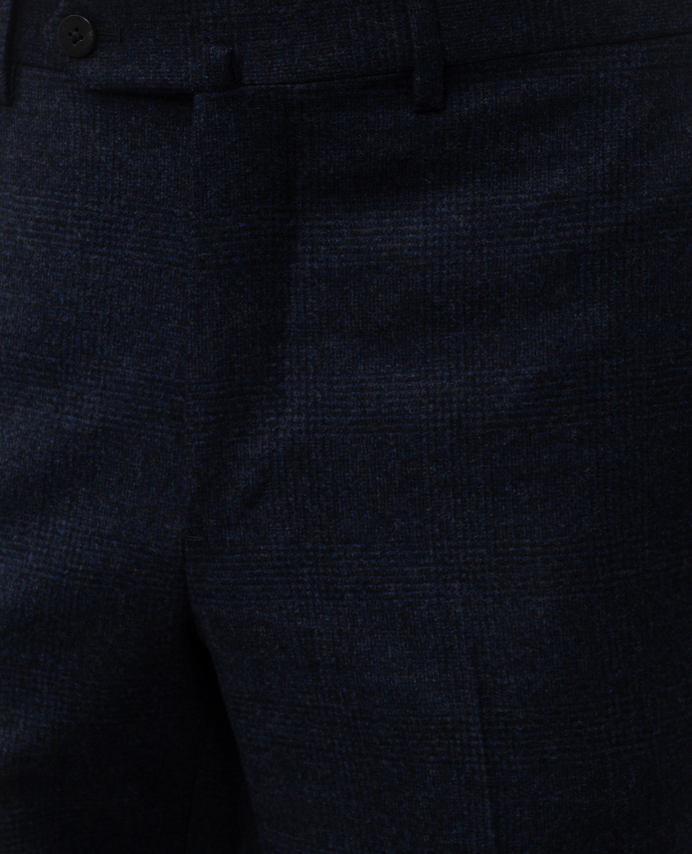 Blue checked wool and cashmere pants ISAIA 5
