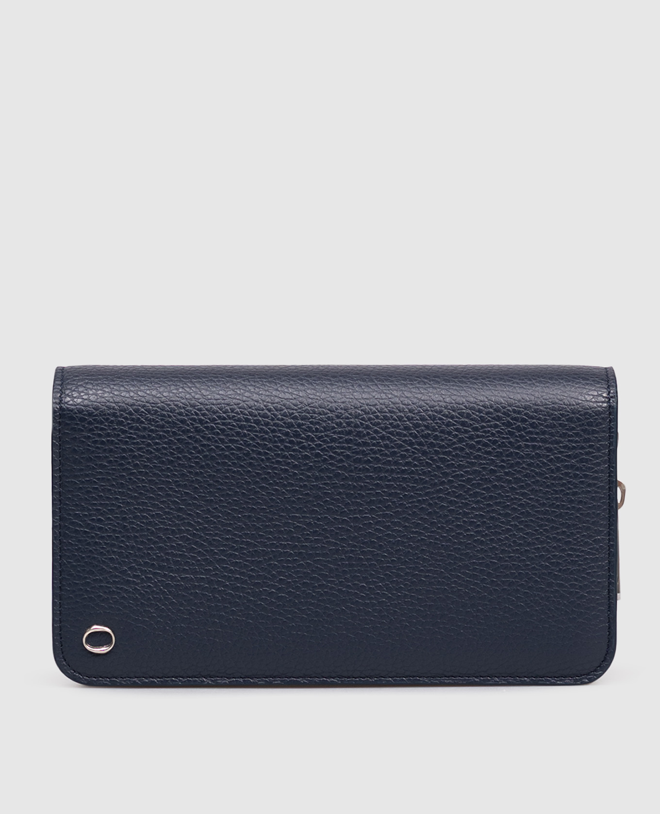 Blue leather wallet Orciani