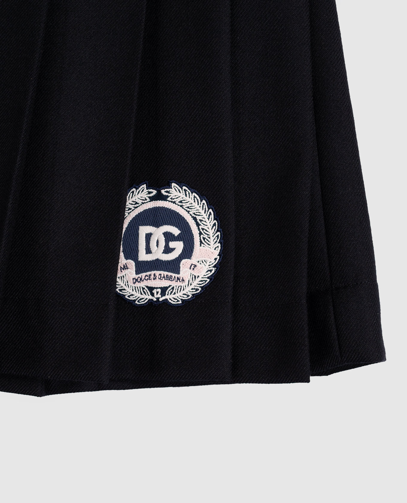 

Children's blue pleated wool skirt Dolce&Gabbana