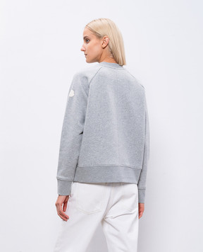 Moncler Gray sweatshirt J20938G0003489AEZ