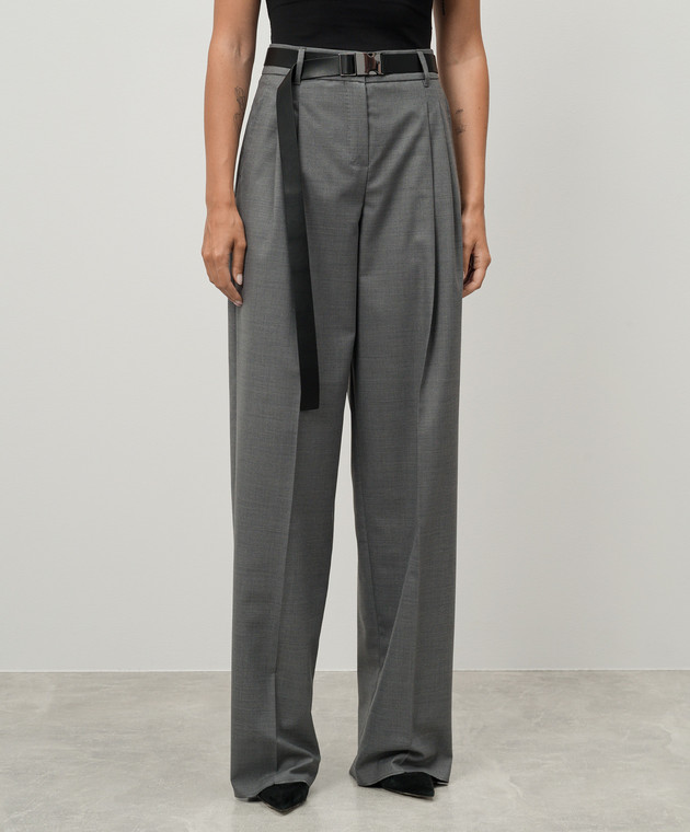 【関税&送料込】Max Mara Trousers Grey Grey trousers | Max Mara