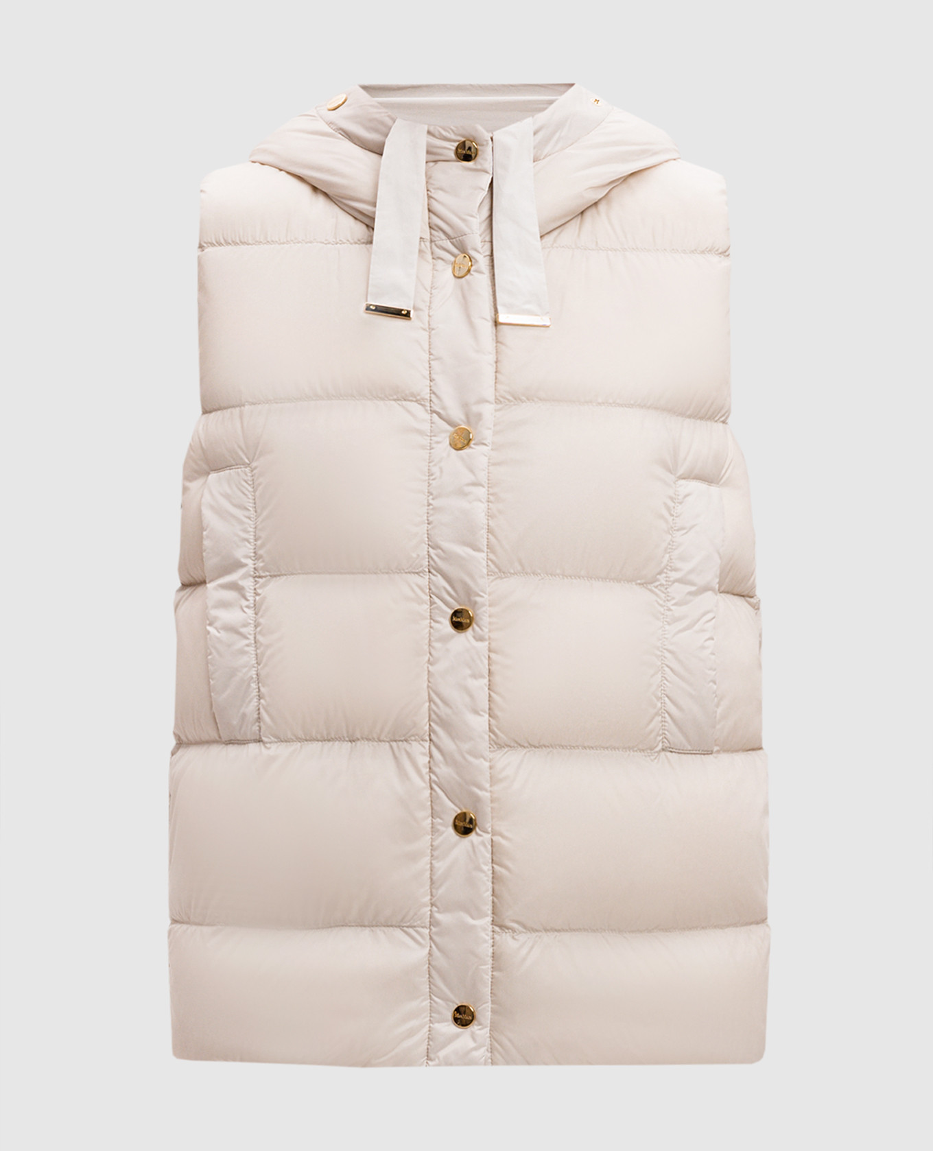 

Grey reversible down vest JSOFT Max Mara