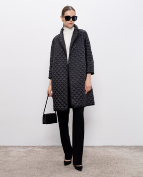 Max Mara Black quilted jacket ARIANNA with a smell ARIANNA