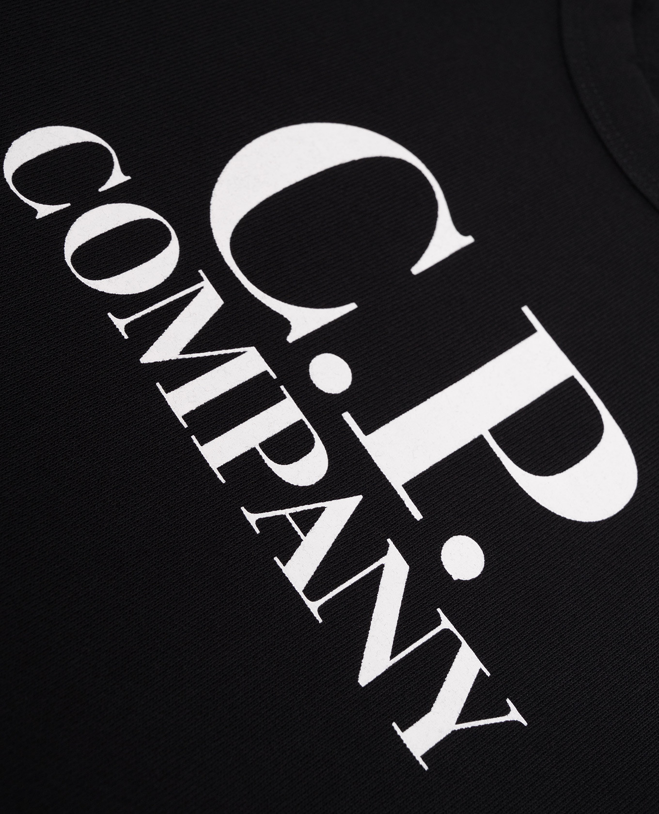 

Children's black sweatshirt with logo print C.P. Company