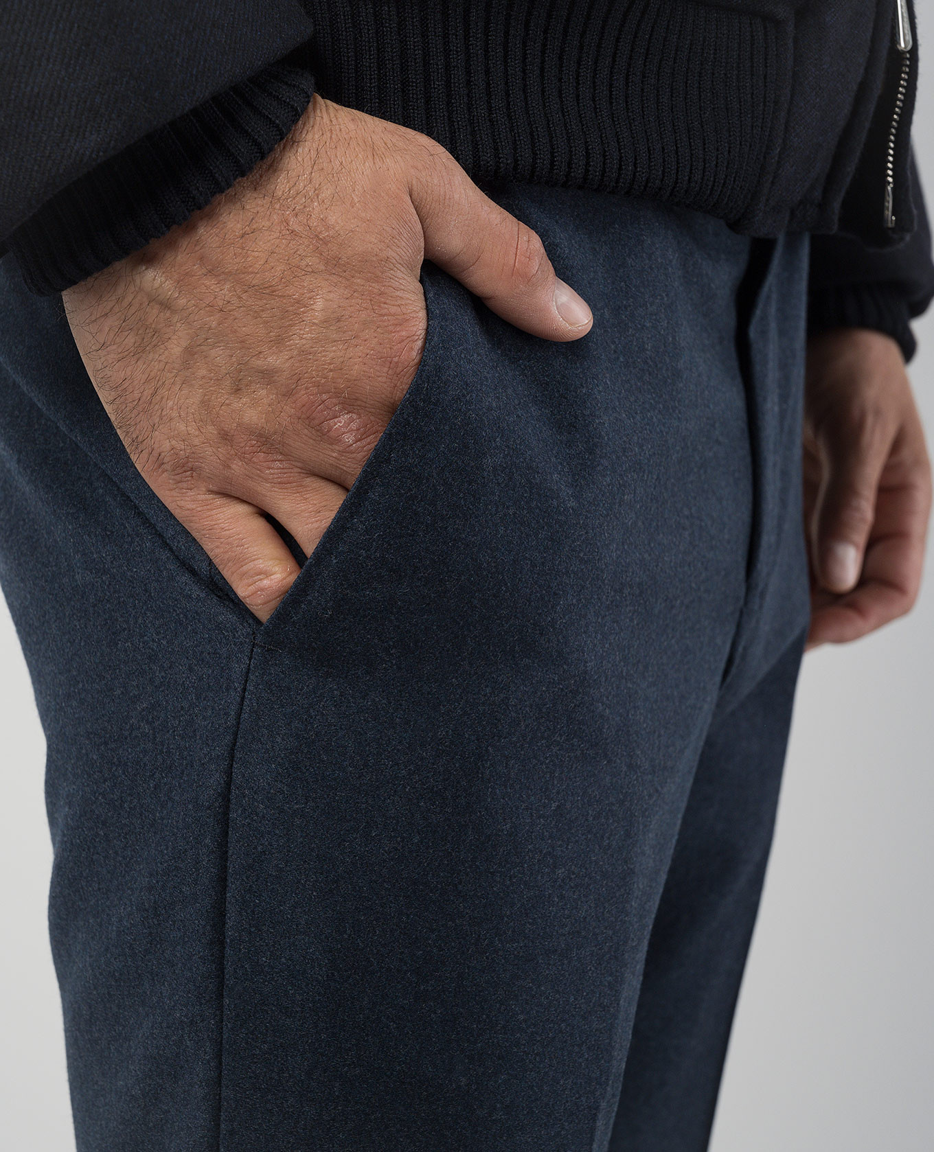 

Blue pants made of wool Enrico Mandelli