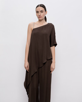 Peserico Brown asymmetric top E0645301940