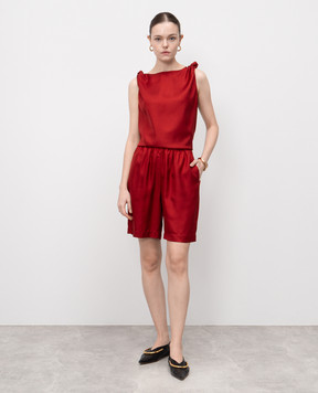 Lou Lou Studio Burgundy REMY silk top REMY