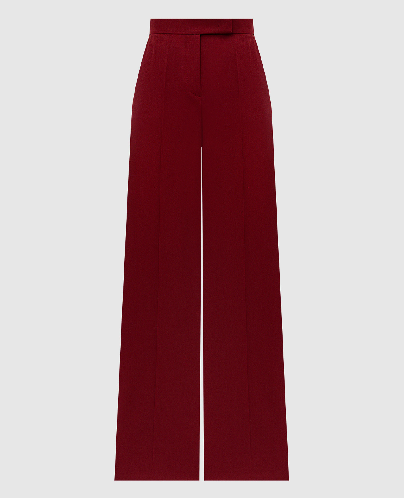 

NINFA burgundy wool palazzo pants Max Mara