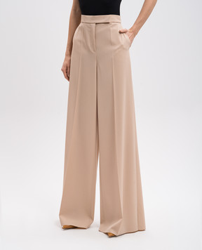 Max Mara Beige wool palazzos NINFA NINFA