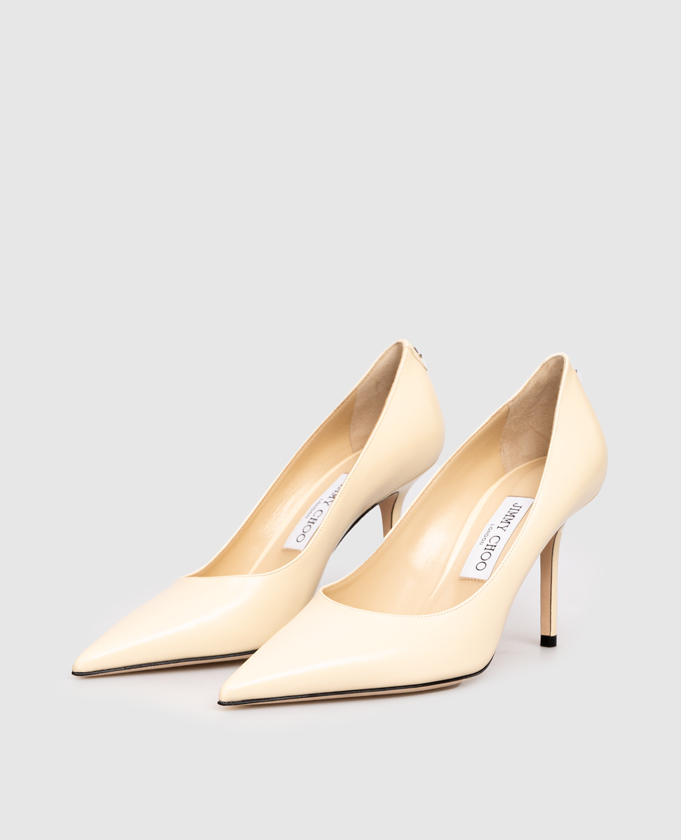 

Beige leather Love shoes Jimmy Choo